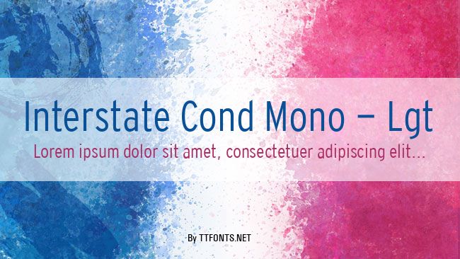 Interstate Cond Mono - Lgt example