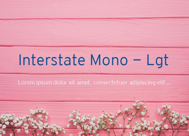Interstate Mono - Lgt example