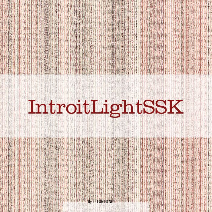 IntroitLightSSK example