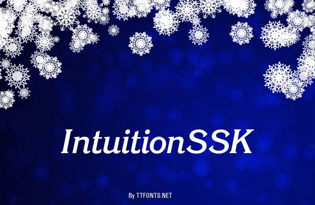 IntuitionSSK example