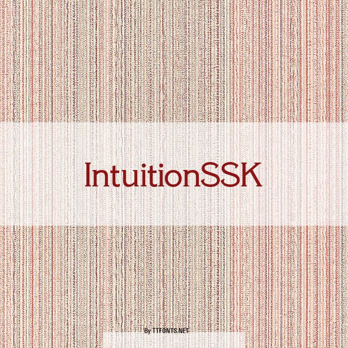 IntuitionSSK example