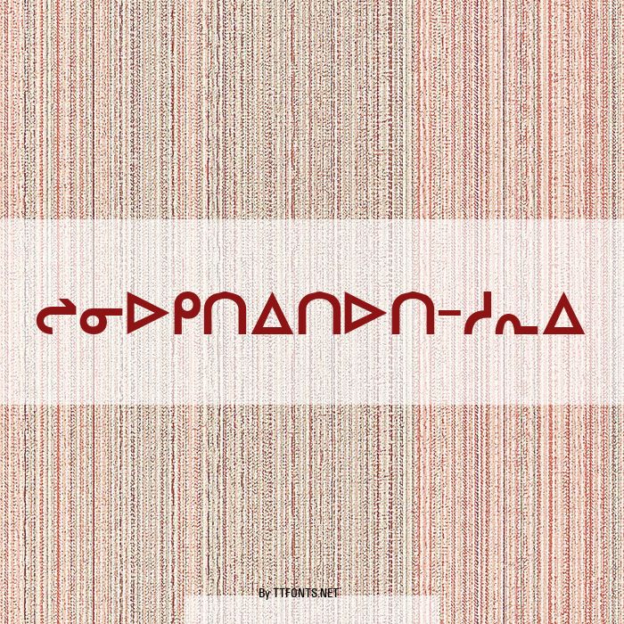 Inuktitut-Sri example