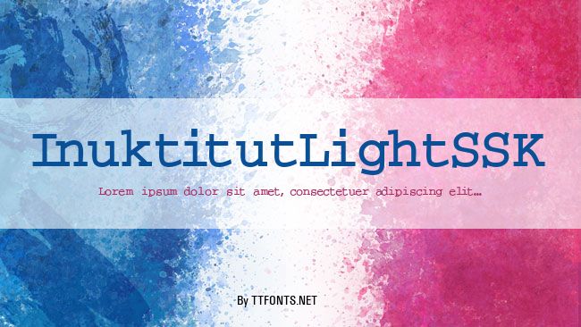 InuktitutLightSSK example