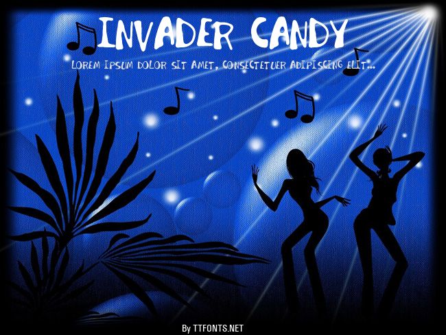 Invader Candy example