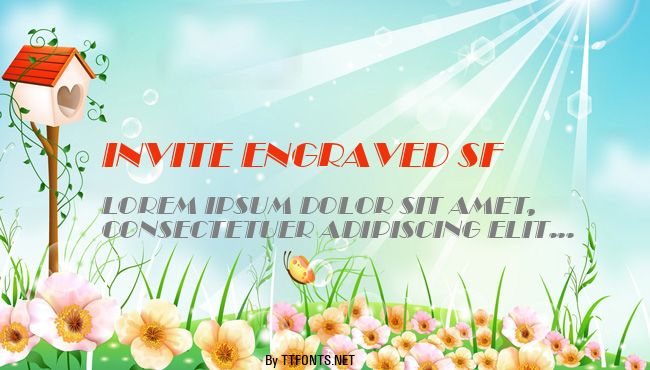 Invite Engraved SF example