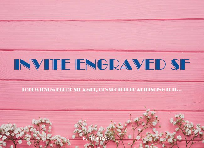 Invite Engraved SF example