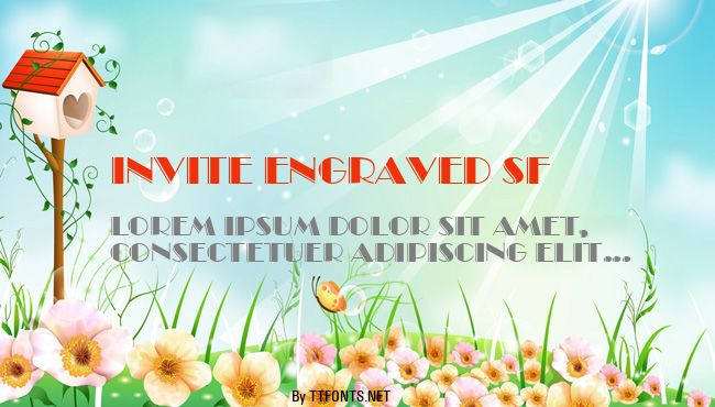 Invite Engraved SF example