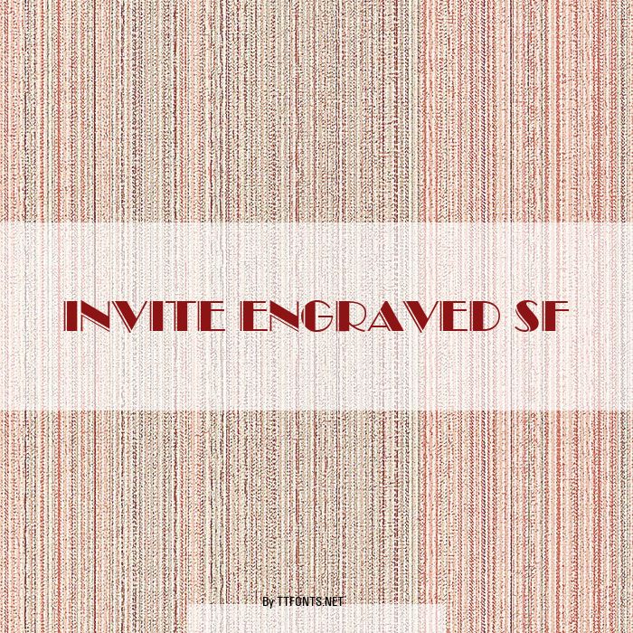 Invite Engraved SF example