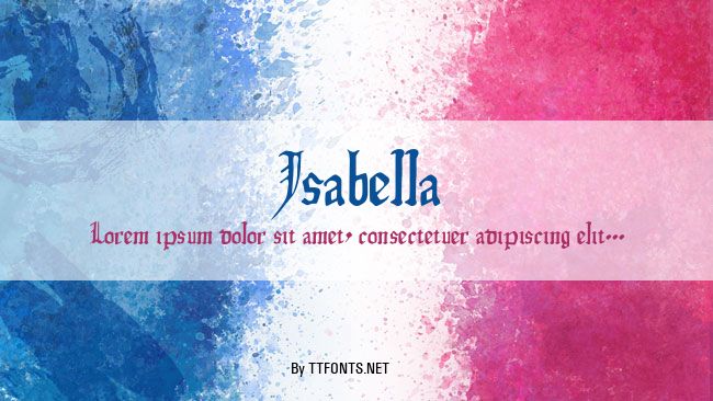 Isabella example