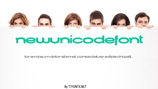 NewUnicodeFont example