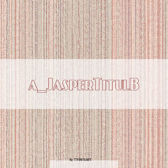a_JasperTitulB&WUp example