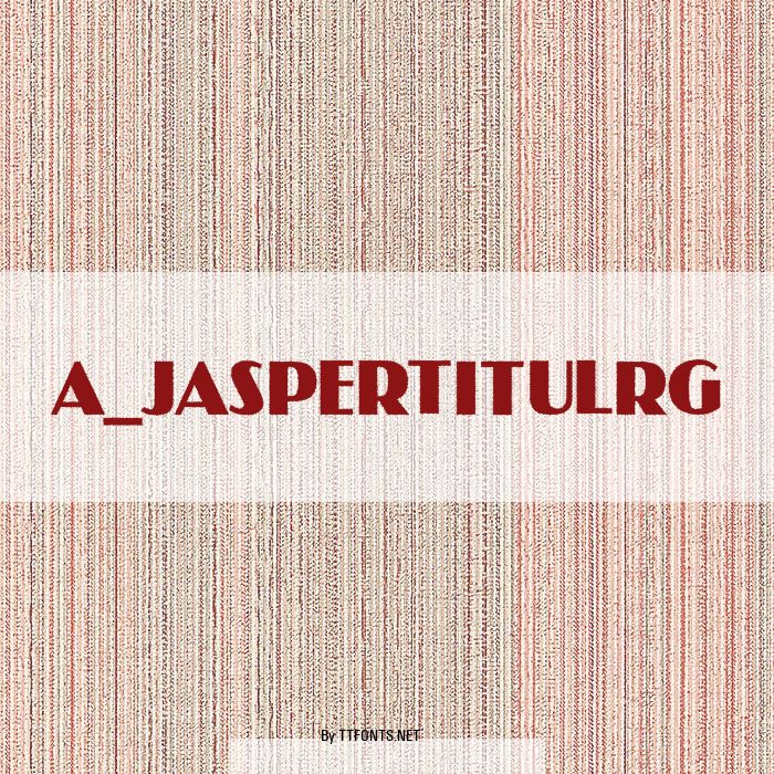 a_JasperTitulRg example