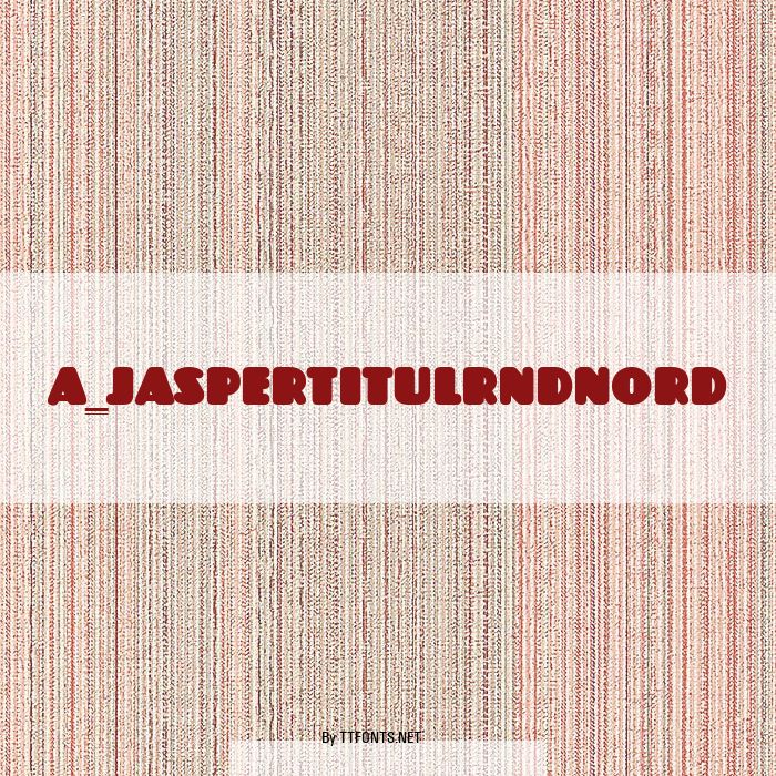 a_JasperTitulRndNord example