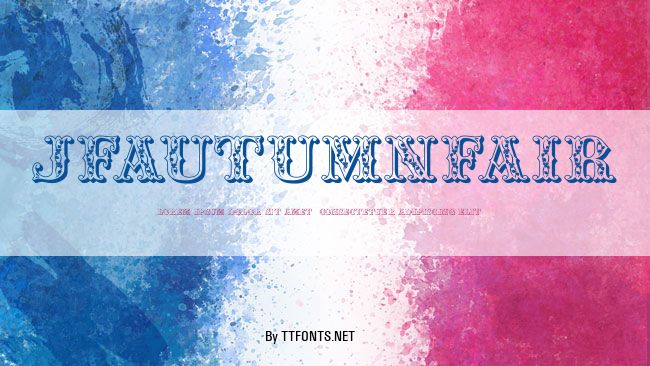 JFAutumnFair example