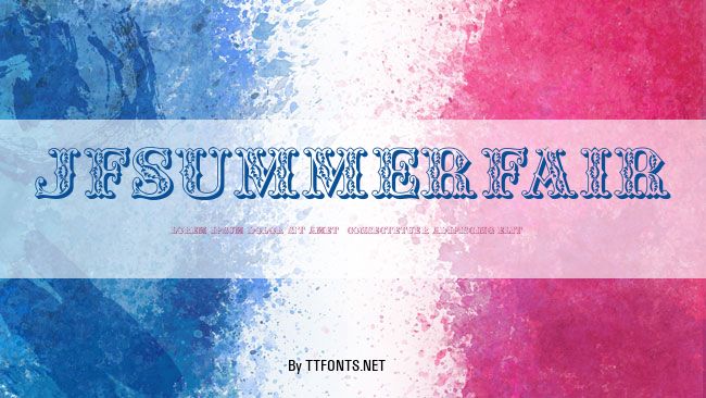 JFSummerFair example