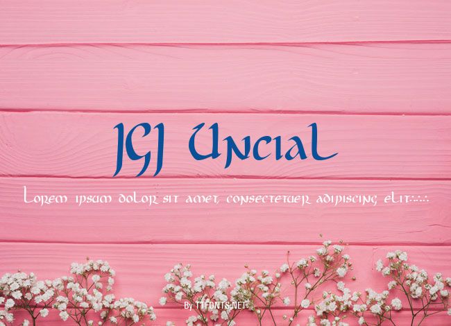 JGJ Uncial example
