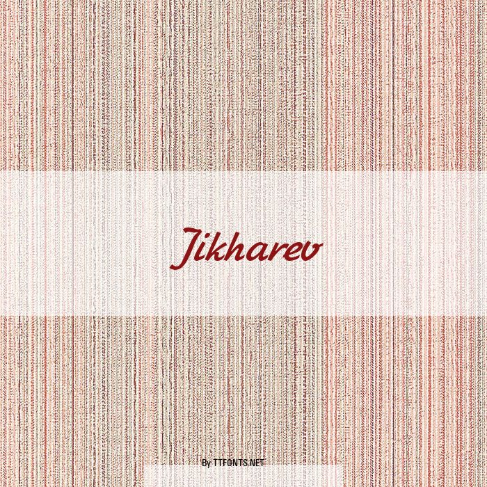 Jikharev example