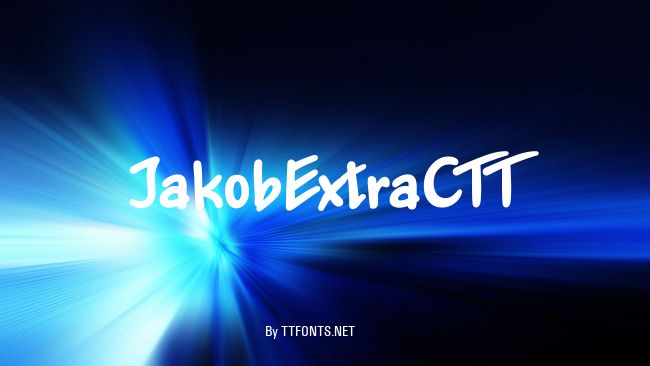 JakobExtraCTT example