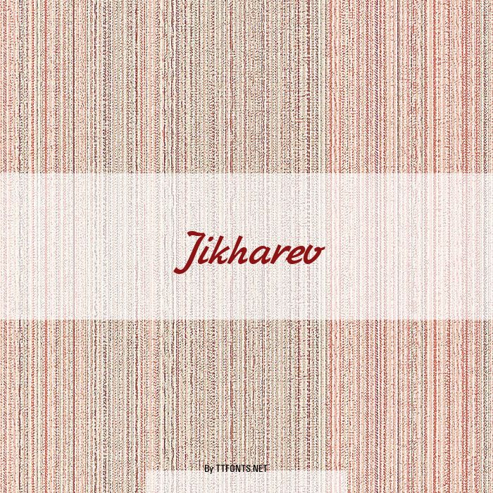 Jikharev example