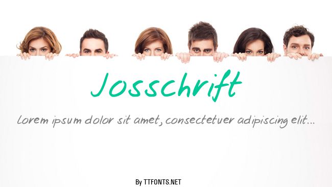 Josschrift example
