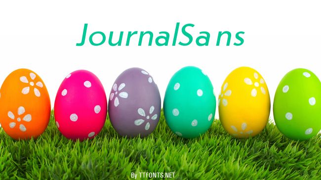 JournalSans example