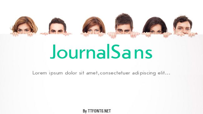 JournalSans example