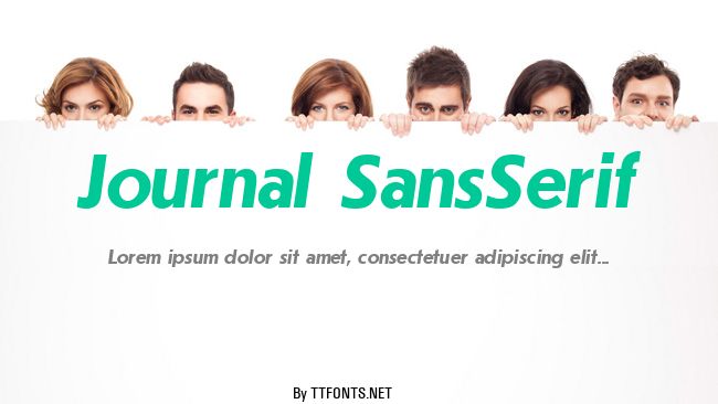 Journal SansSerif example