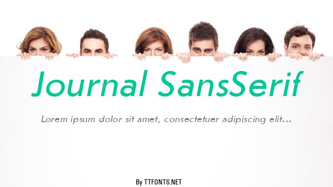 Journal SansSerif example
