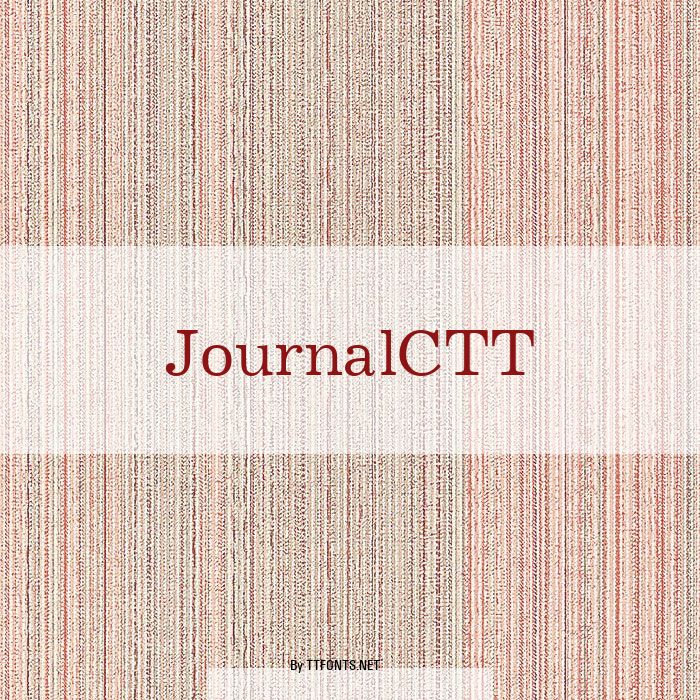 JournalCTT example