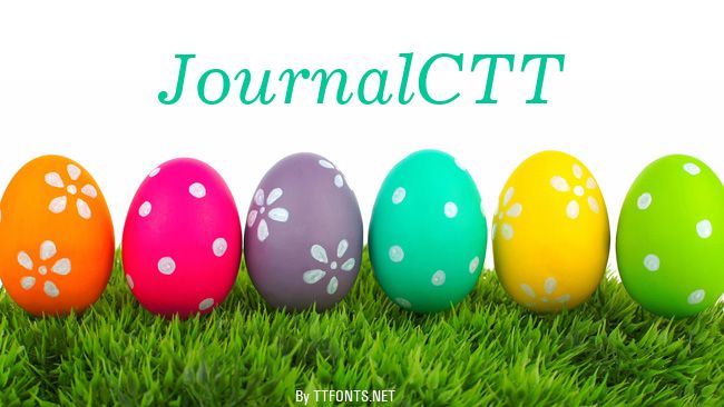 JournalCTT example