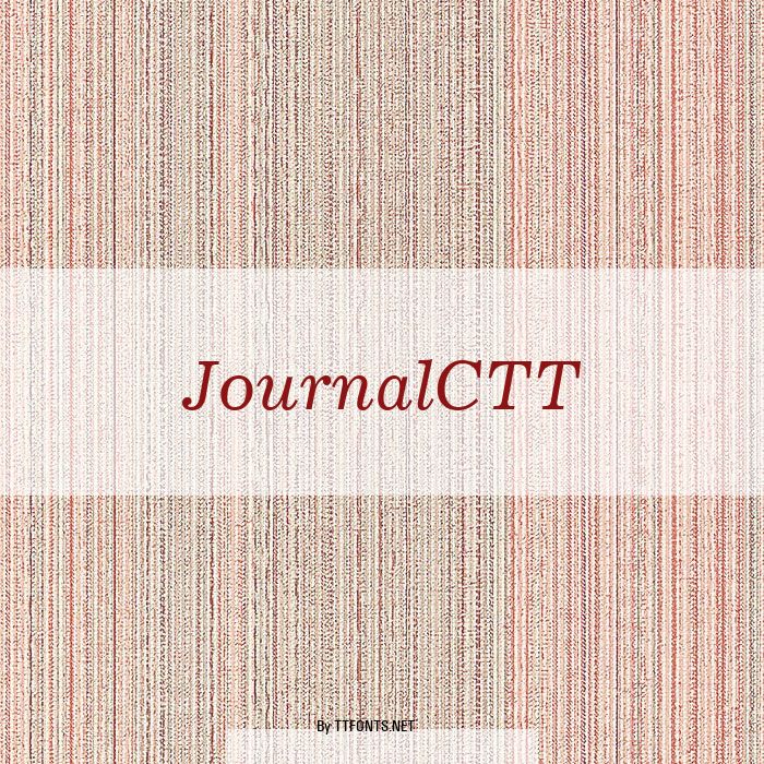 JournalCTT example