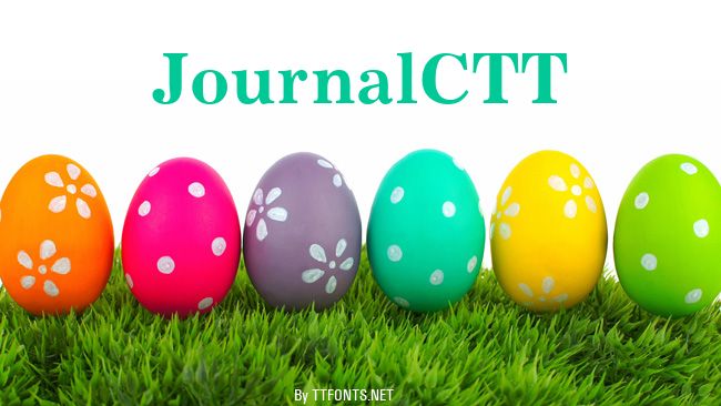 JournalCTT example