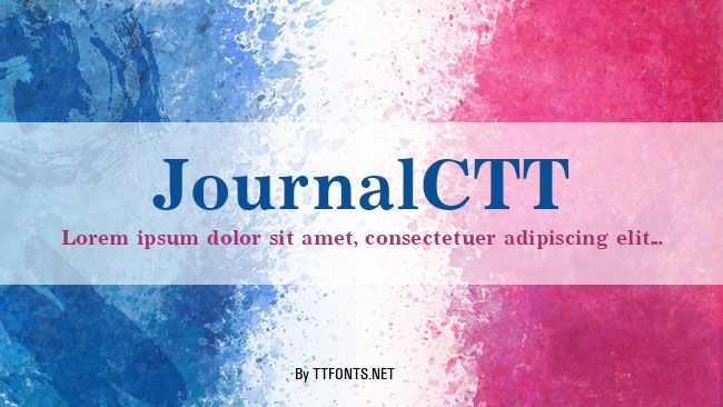 JournalCTT example