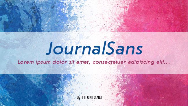 JournalSans example