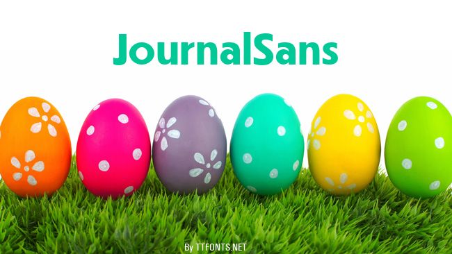 JournalSans example