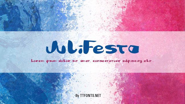 JuliFesta example