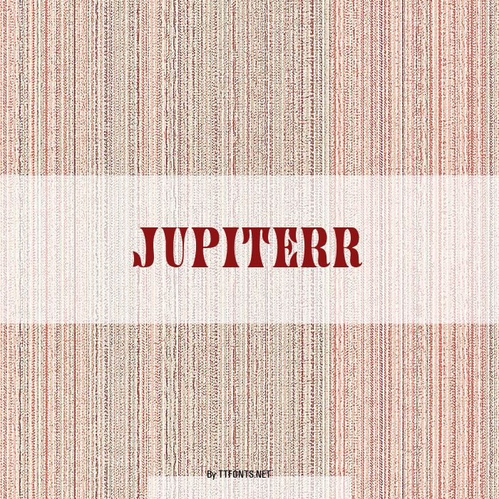 JupiterR example