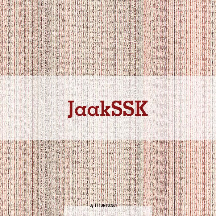 JaakSSK example