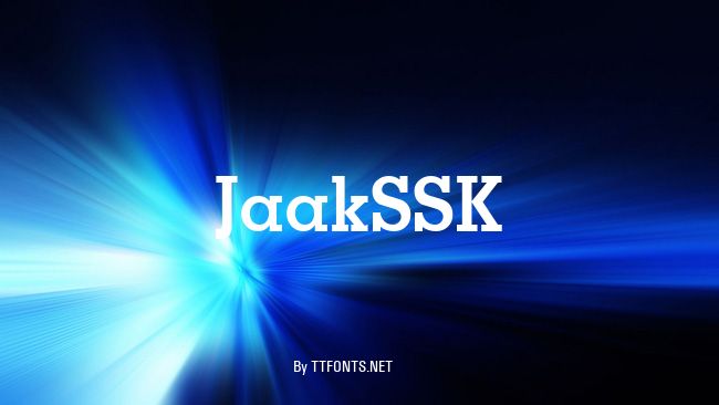 JaakSSK example