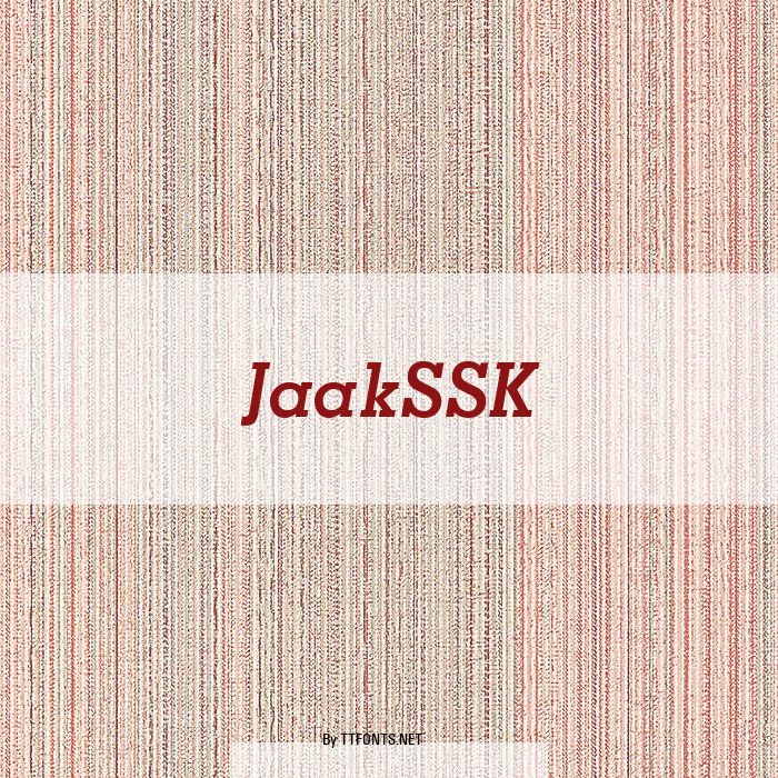 JaakSSK example