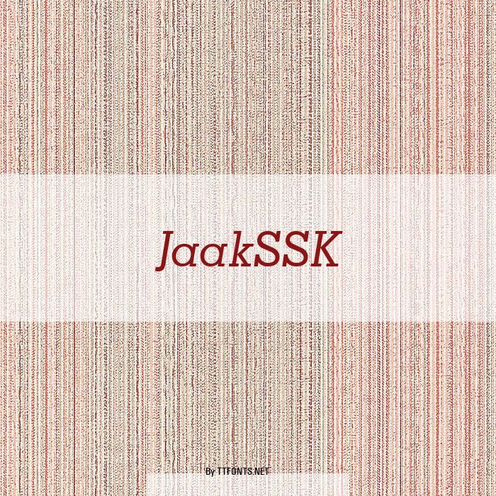 JaakSSK example