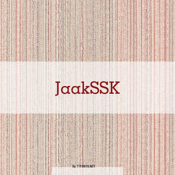 JaakSSK example