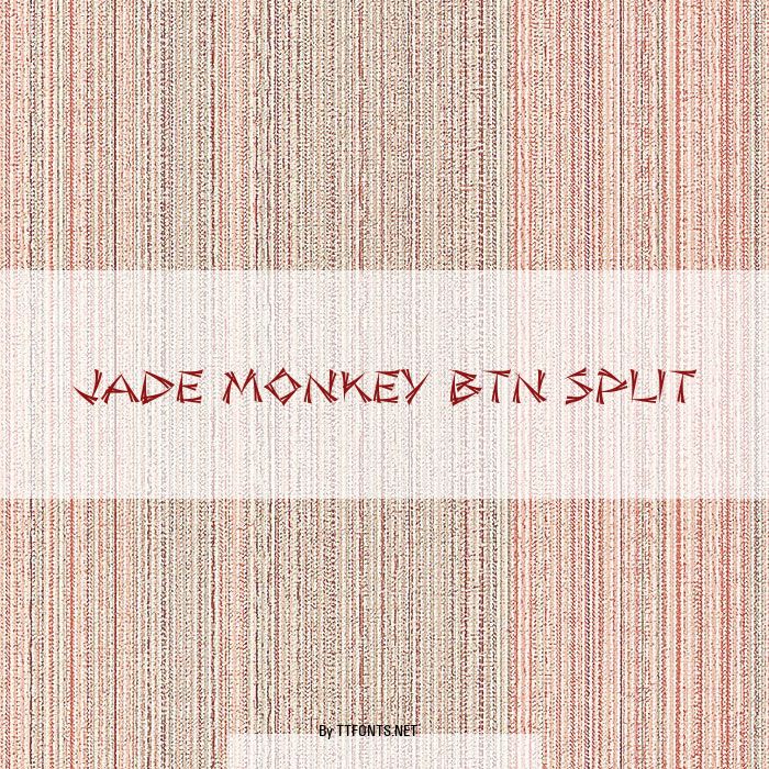 Jade Monkey BTN Split example