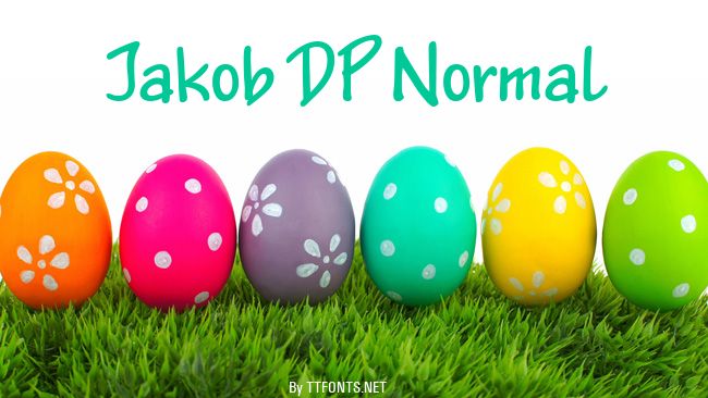 Jakob DP Normal example