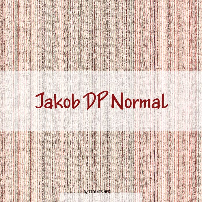 Jakob DP Normal example