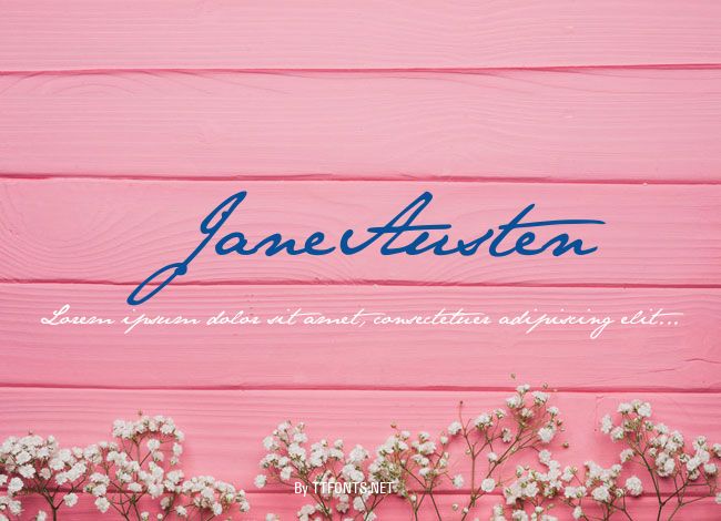JaneAusten example