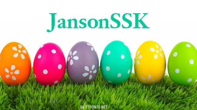 JansonSSK example