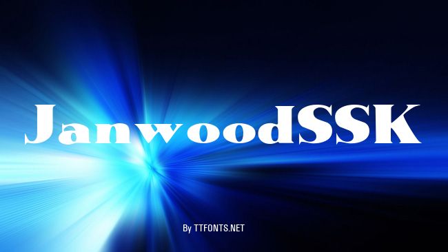 JanwoodSSK example