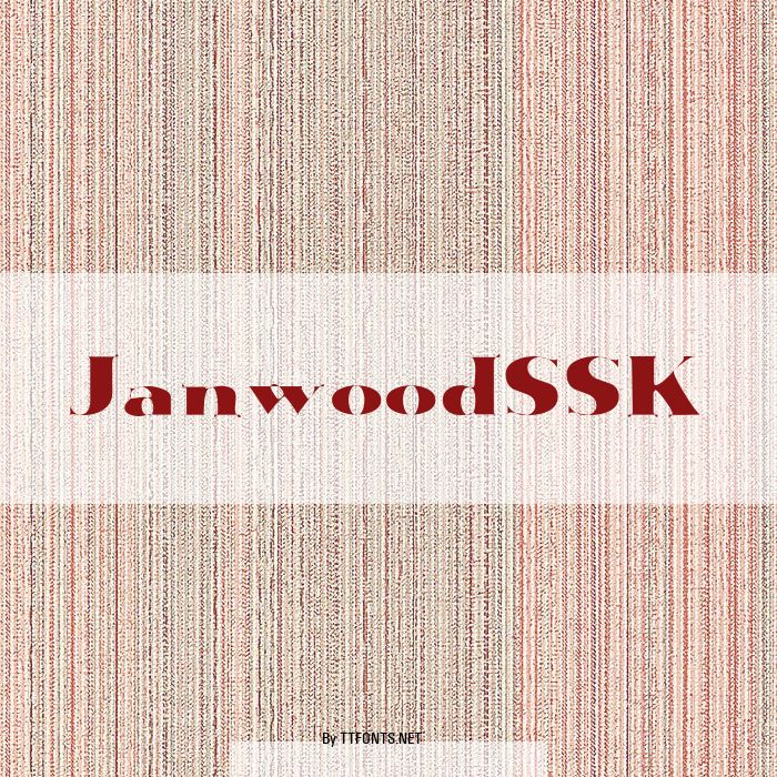 JanwoodSSK example