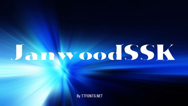 JanwoodSSK example